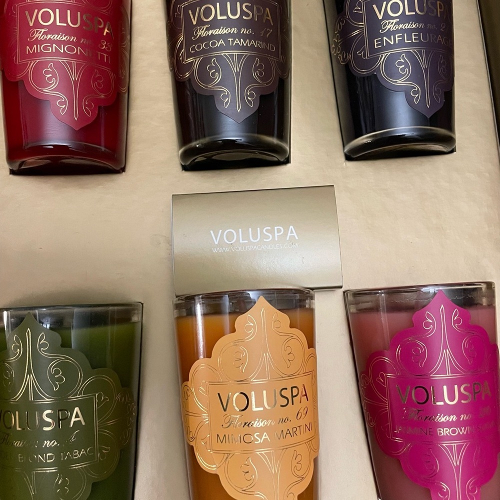 Voluspa Floral Candle Set